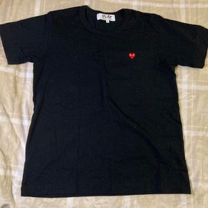 Comme des Garçons Play Black Small Heart Patch T-Shirt